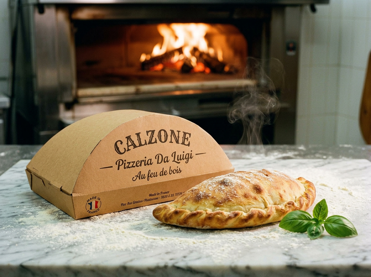 Boîte format Calzone